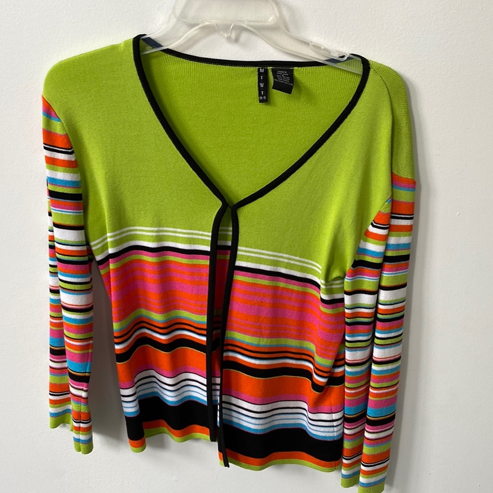 Women sweater size S multi color
